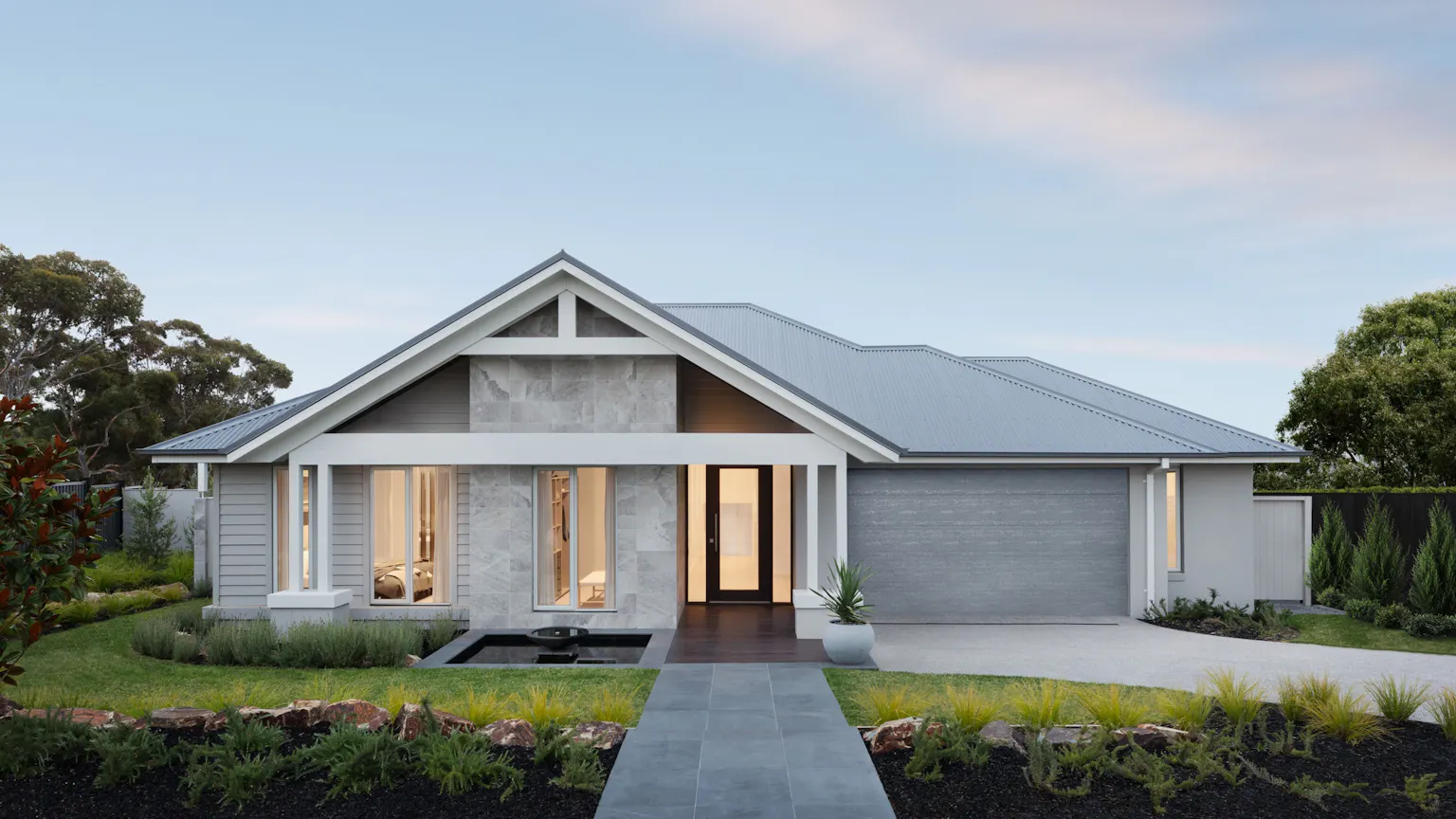 Facade 3 of 8 - Cascade as displayed on the Botanica