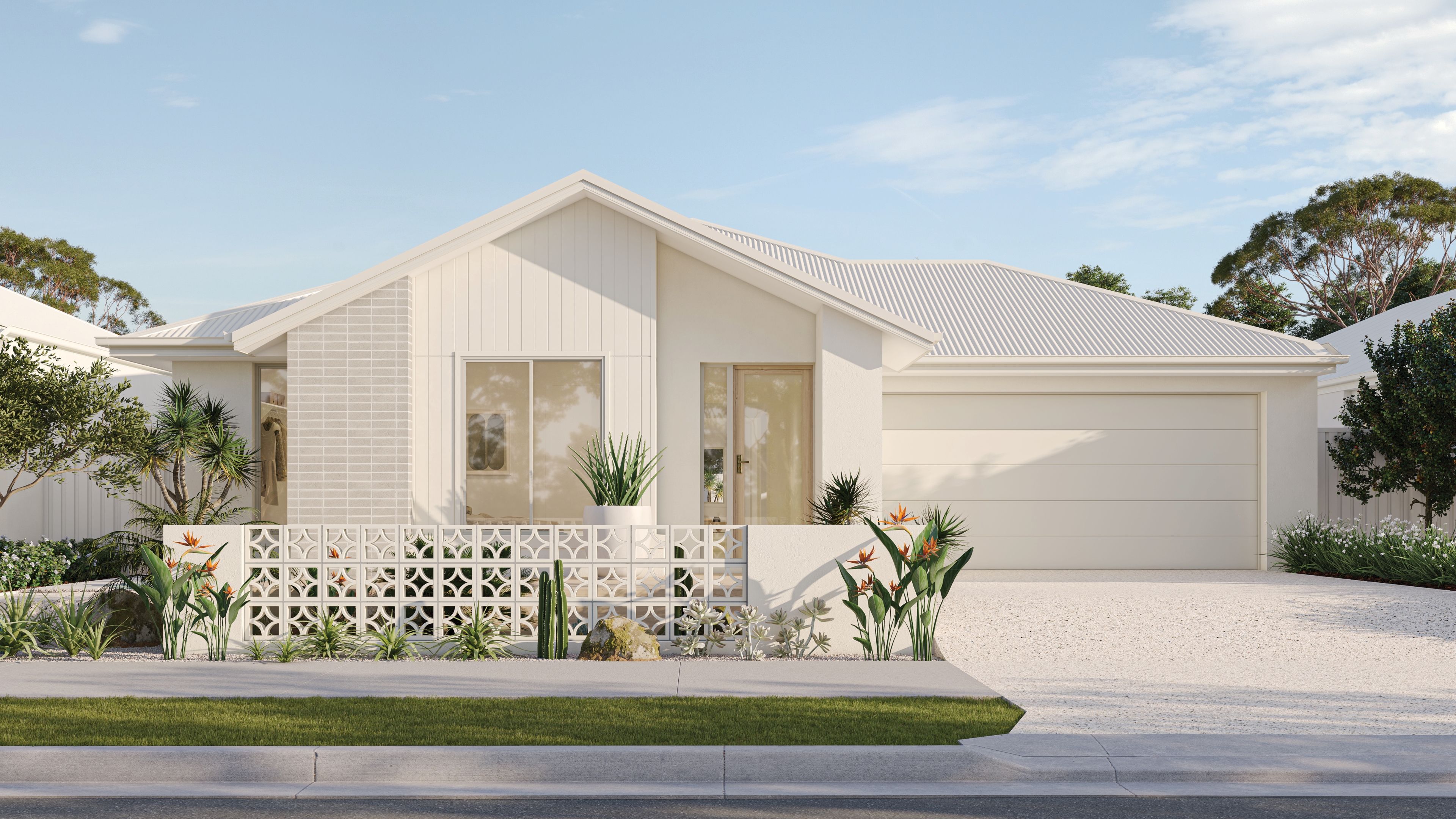 Clara 27 (Avalon facade) by Metricon at Gawler Belt