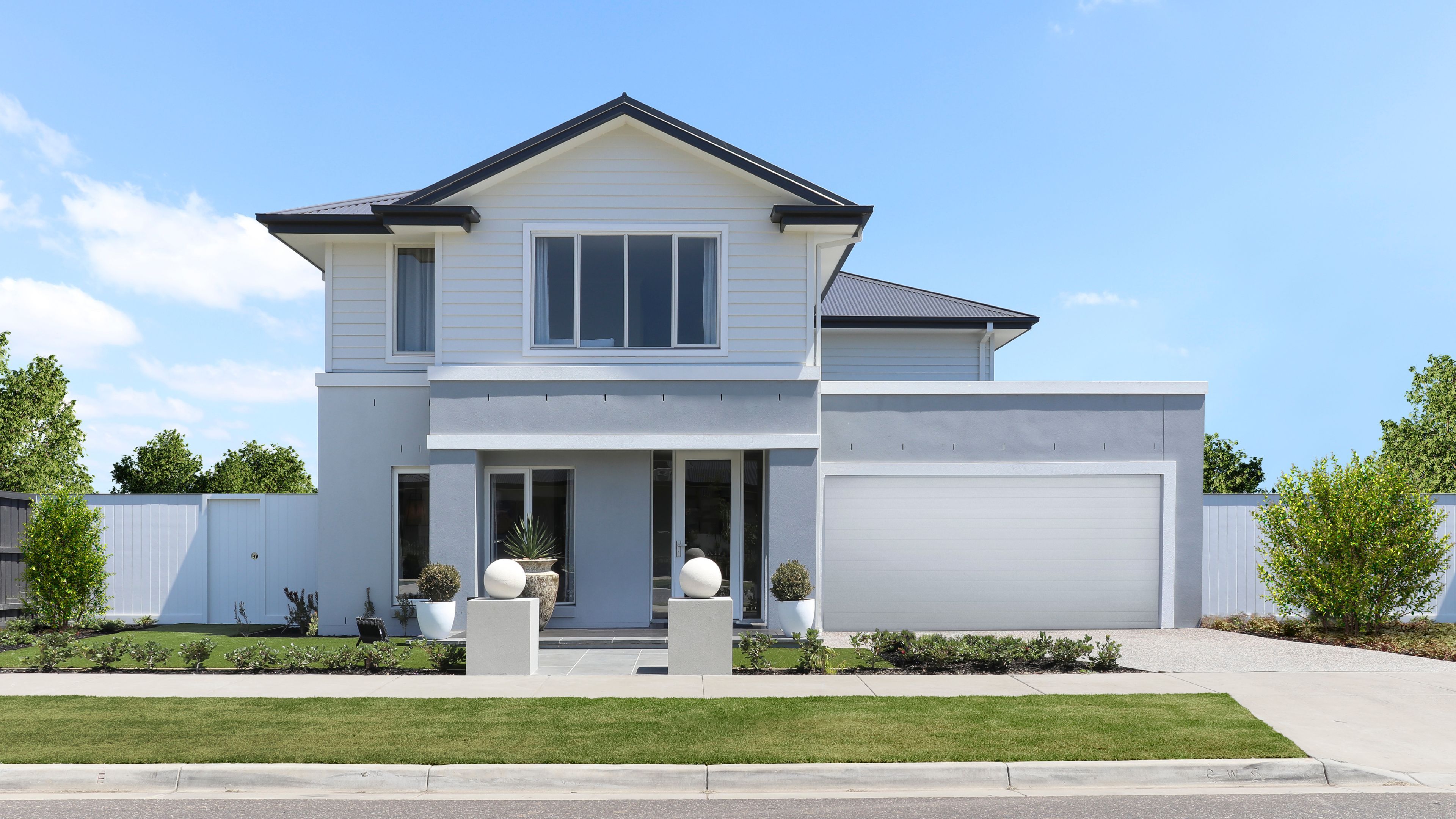 Fintona 40 (Yale facade) by Metricon at Clyde North