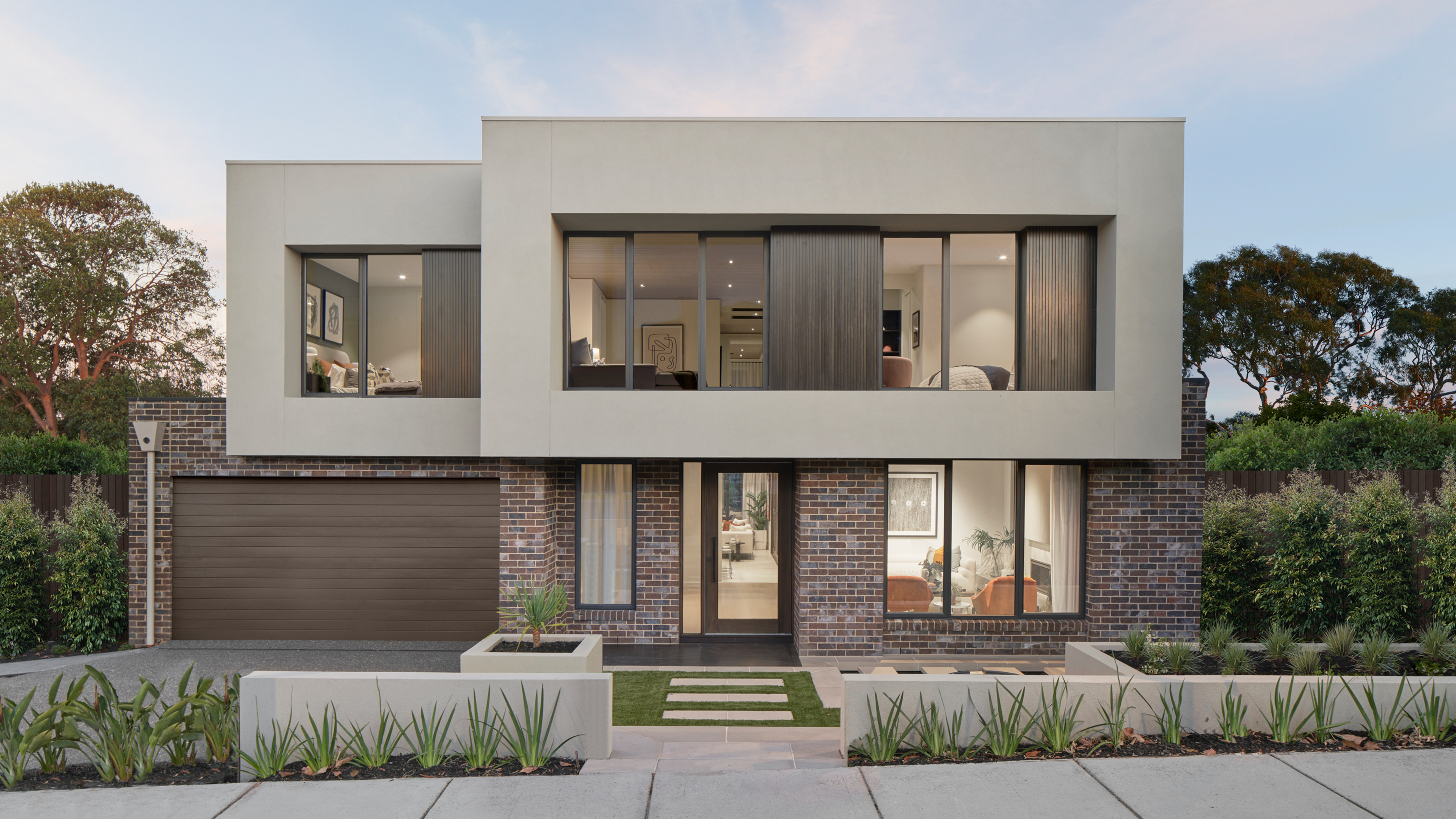 Franklin 51 (Mode facade) by Metricon at Bentleigh