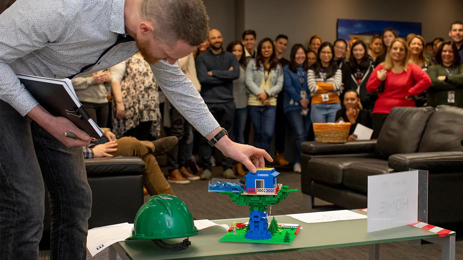 •	Melbourne staff participated in a Lego Building challenge to celebrate our new partnership with Habitat for Humanity